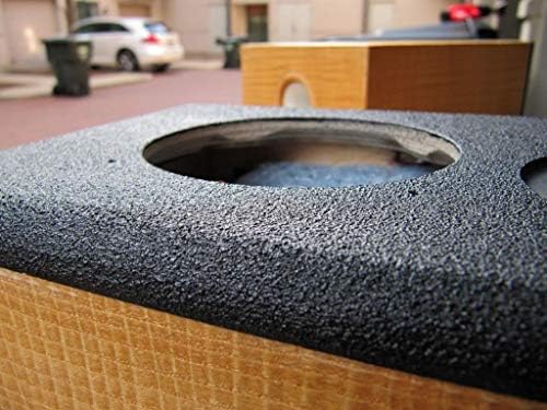 Гранон звучник боја црна 1 кварта текстура облога за кабинети за звучници, случаи на патишта, метал и мебел, ролериска апликација, базирана