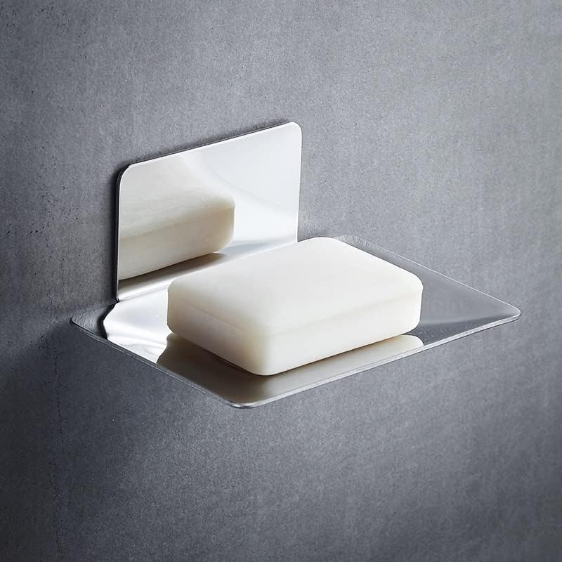 DHDM од не'рѓосувачки челик сапун сапун за сапун држач за сапун за бања, монтиран сапун за складирање на сапун