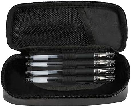 Голф Спорт Молив кутија ПУ кожа со молив со молив со молив со голем капацитет, кутија со молив, торбичка за шминка со поштенски патенти