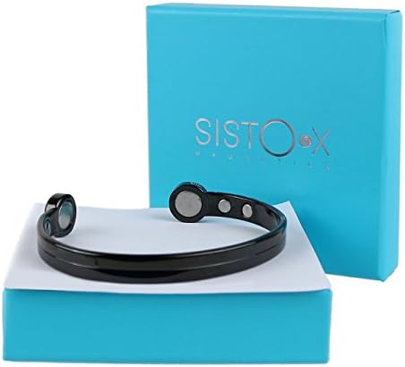 Sisto-X Super силен IPG Tork Design Magnetic Bangle by Sisto-X® бакарна нараквица 6 магнети здравство природен XL