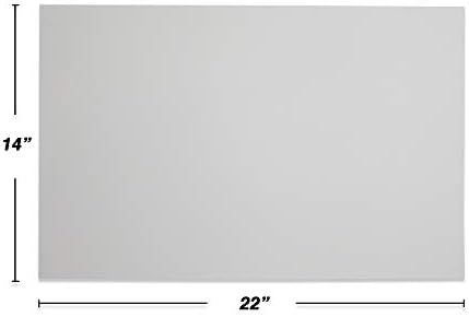 Емрау Постер табла Цврста канцеларија бела празни листови знак за запишување празно графички приказ табла за издржлива за проекти за уметност и