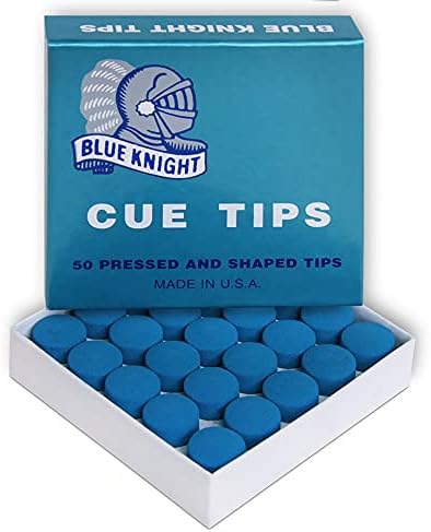 Tweeten Blue Knight Billiard Pool Cue Tips - 1 кутија - 50 совети - Изберете ја вашата големина