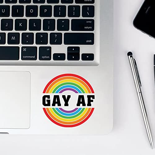 Геј налепници за гордост на виножитото лезбејска гордост ЛГБТК Виножито Поддршка за лаптоп Дек декорации Тумблер налепници Лаптоп