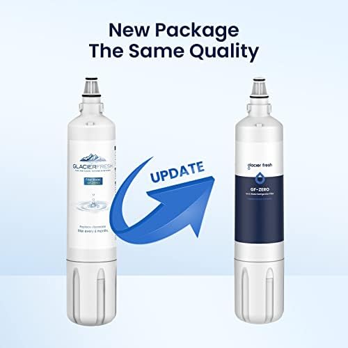Glacier Fresh 4204490 Филтер за вода и 7007067 Комбо-пакет за прочистување на воздухот, компатибилен со под-ZERO 4204490, 4290510