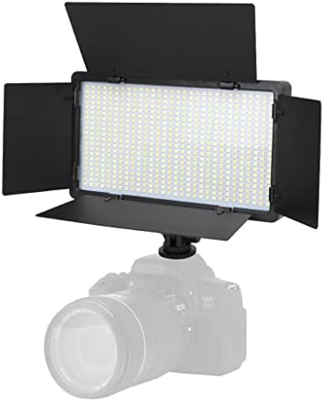 LEPSJGC LED видео-осветлување панел EU Приклучок САД адаптер 3200K-56000K Фотографија Осветлување Далечински управувач за студио во живо