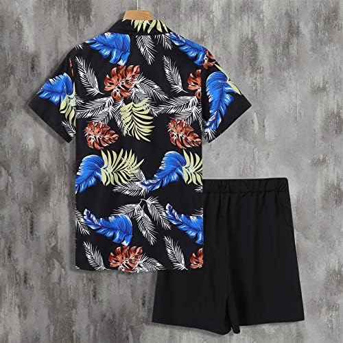 2023 Нови машки летни модни модни рекреација на Хаваи за време на празник на плажа дигитално 3Д печатење со кратки ракави за пливање