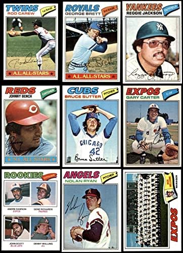 1977 Топс Бејзбол Комплетен сет 7 - НМ - Комплетни комплети за бејзбол
