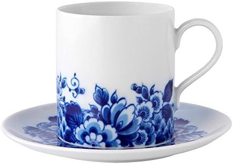 Виста Алегре порцелански сино Минг сет од 4 чаши чај и чинии