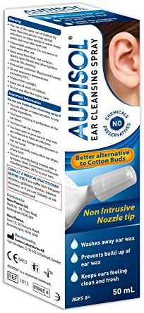 Солен спреј за чистење на ушите Audisol, 50 ml