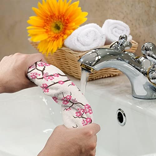 Цветање цреша цвета лице Премиум крпи за миење на миење садови за хотелска бања и бања