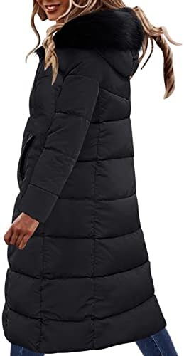 Памучна памучна памучна облека во зима задебелена голема јака голема големина над коленото симпатична летна врвна јуниорка