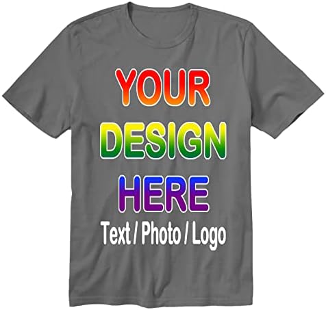 Прилагодени кошули за мажи, жени персонализирани маички, унисекс, додадете ваш сопствен фото -текст, графички маички, графички маички