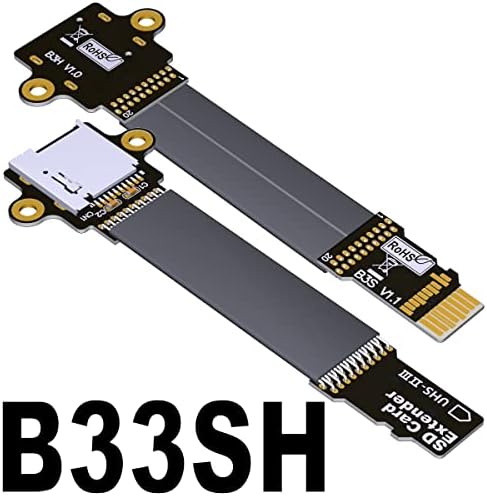 ADT-LINK Micro SD до SD картички Адаптер за продолжување на картичката Флексибилен екстендер MicroSD до SD/SDHC/SDXC Адаптер