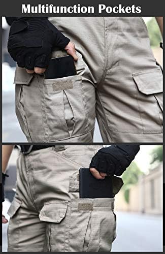 Навкул машки тактички панталони на отворено рипување стоп за водоотпорна водоотпорна борбена работа за пешачење панталони за пешачење