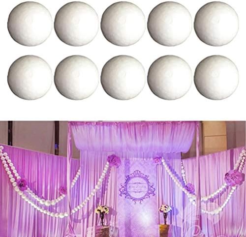Генерички топки за DIY генерички 25 парчиња 7 см полистирен топки бели занаетчиски топки моделирање тркалезни топки за декорација