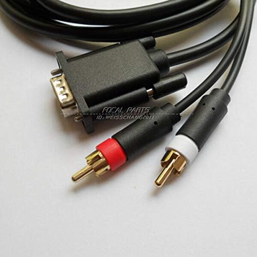 Снабдување со Macoski за кабел за звук со висока дефиниција VGA RCA Adapter Pal NTSC за Sega Dreamcast A205 DIY за алатки и додатоци