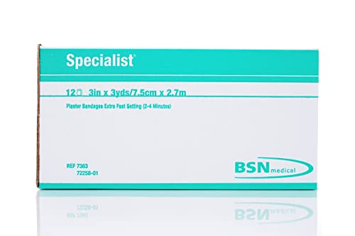 Медицински специјалист за BSN, малтер од Париз, со големина со 3 x 3, 2-4 минути дополнително брзо поставување, 7363