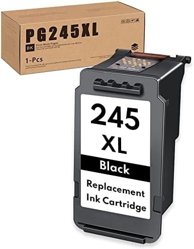Замена на кертриџ за касети со мастило за мастило Guloya 245XL, за замена на касети за мастило за канон PG-245 XL црно мастило