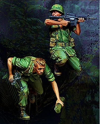 Гудмоел 1/35 Виетнамска Војна Борбена Смола На Американската Армија Модел Комплет /Несклопен И Необоен Минијатурен Комплет/ЏХ-5932