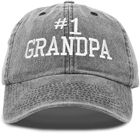 Даликс број 1 дедо подарок капа гроздобер капа измиен памук