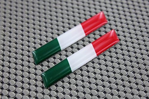 Италијанско Знаме Дукати Априлија Налепница Налепница Пар 3 Х 0.5