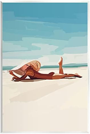 Ступел Индустрии Плажа Бејб Лежејќи Крајбрежен Океан Крајбрежје Дрво Ѕид Уметност, Дизајн Од Амелија Нојес