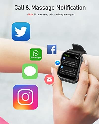 Лесен Паметен Часовник За Мажи И Жени-Фитнес Тракер Паметен Часовник Компатибилен Со Андроид/iOS, Спиење &засилувач; Следење На Отчукувањата