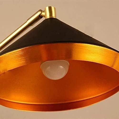 - Работна ламба мода ретро индустриски стил прилагодлив преносен клуч за прекинувач на копчето за кревет/црна/црна боја