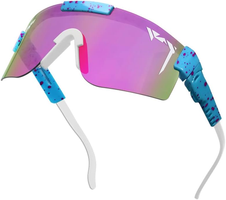 Цтостм Поларизирани Велосипедски Очила За Сонце За Мажи Жени, Ув400 Спортски Очила За Млади, Очила Отпорни На Ветер За Бејзбол Голф