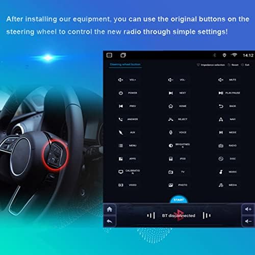 9.7 Инчен Глас Контрола Екран На Допир Двоен Дин Андроид 11 Автомобил Радио Стерео За Форд Фиеста 2009-2015 Гпс Bluetooth Приемник
