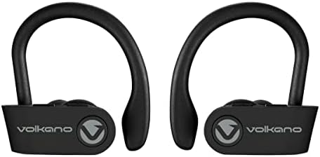Волкано Вистински Мелодии Серија Спортски Безжични Слушалки - Безжични Слушалки Со Микрофон &засилувач; Ушни Куки, Вистински Bluetooth Спортски