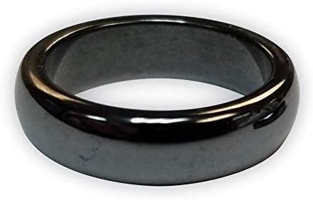 Мамурлак прстен-магнетски хематит прстен од 6мм лента