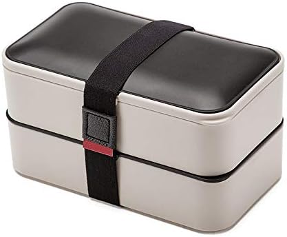 Кутија за ручек Slatiom PP/Silicone 1200ml Bento Box со прибор за јадење еко-пријателски BPA бесплатно здрав преносен сад за складирање храна