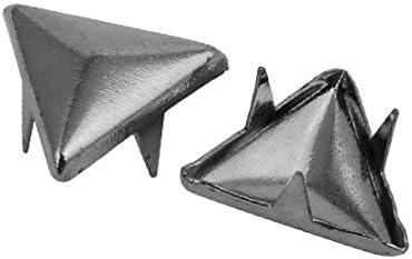 X-Dree 200pcs 10 mm триаголник во форма на хартија Бред Црна за сноп-книги DIY занает (200 пар