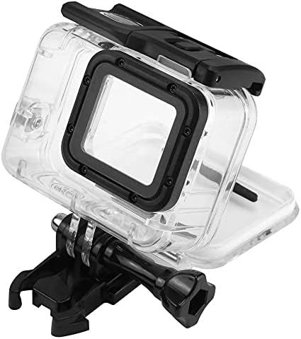 Натефемин Компактна светло нуркање водоотпорен куќиште куќиште за додатоци за црна камера за безбедносна алатка за додаток на GoPro Hero