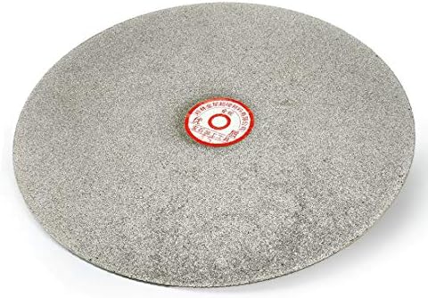 X-Ree 300mm 12-инчен грит 45 дијамантски обложени рамни диск со рамен диск за мелење на пескарење (Disco de lija de 300 mm de 12 Pulgadas de