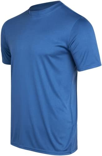 Атлетска маица за машка маичка Ixtreme - 4 пакувања Активни перформанси со спортски спортови со суво вклопување - кошула за вежбање