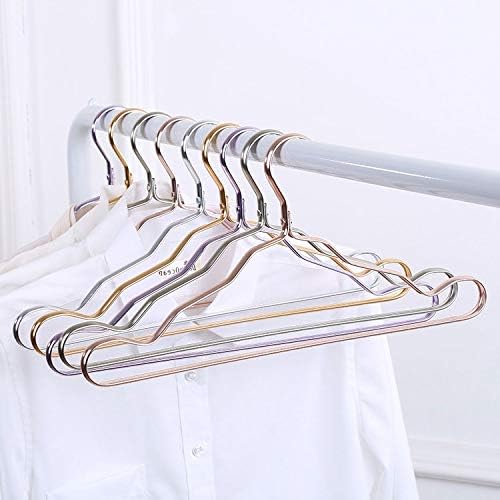 Uxzdx 20 парчиња метални закачалки за облека куки за домашна алуминиумска легура анти-лизгање решетката за сушење на лизгање, задебелување на ветерници