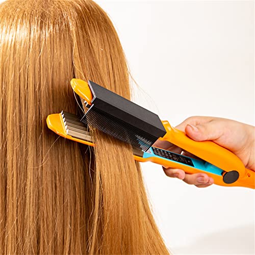 Пластичен директен чешел за коса салон за коса Дома користете електрична табла за клипчиња Повлечете права коса со алатки девојче