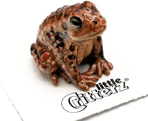 Малиот Критерц жаба - Американска жаба Буфо - Мулти -декорација на украси Домашна декор Минијатурна порцеланска фигура