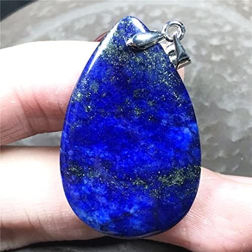 Природен кралски сино лапс лазули камен редок лаптис приврзок накит за жена маж Loveубов богатство Реики среќа подарок кристал