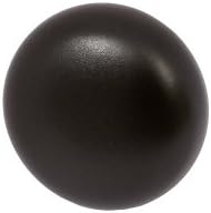 Симетрија копче за печурки - сатенско црно