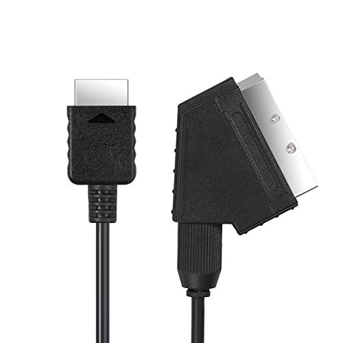 LinkFor RGB Scart Cable за PS3 PS2 PS1 1,8M/ 6FT Машки кабелска кабелска ТВ конзола олово само за PAL