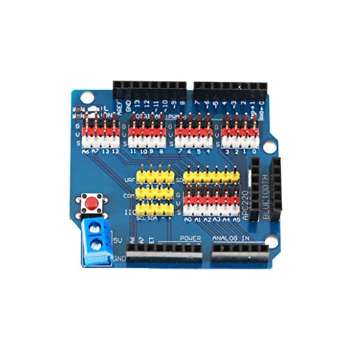 1 парчиња V5 сензор Шилд за експанзија Штит за Arduino UNO R3 v5.0 Електронски модул Сензор за сензори V5