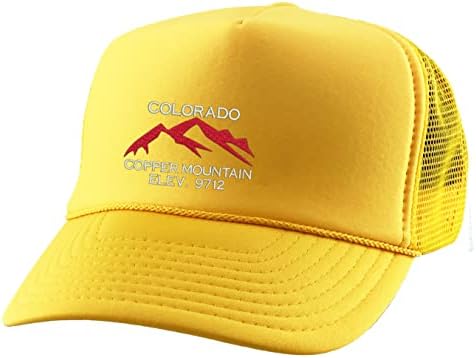 Allntrends Колорадо бакар планински камионџија со везена капа за бејзбол за возрасни