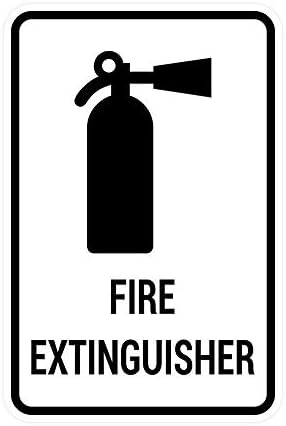 Знаци Bylita портрет тркалезна оган знак за гаснење со лепило, монтирање на која било површина, отпорна на временски услови, затворено/надворешно
