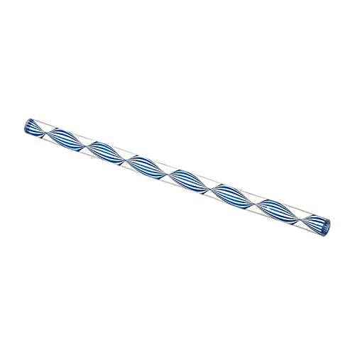 Fielect темно сина искривена линија акрилна тркалезна шипка стандардна толеранција на плексиглас лесна за дијаметар од 12мм со дијаметар од