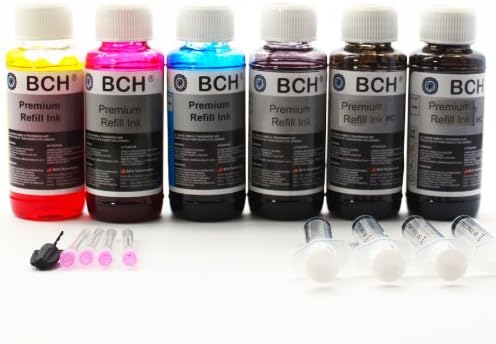 BCH® Premium 600 ml мастило за полнење на рефус за печатачи на HP