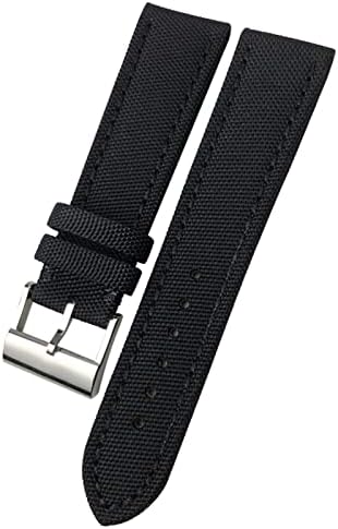 NDJQY 22mm најлон платно ткаенина за часовници за часовници погодни за Avenger Navitimer WatchBand Steel игла за иглави алатки