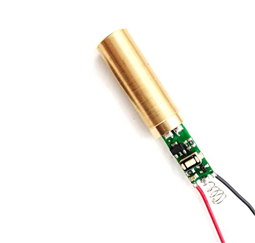 3-4.2V 650NM 200MW црвен ласерски точки модул 12x64mm w/ кабел и согорување на натпревари